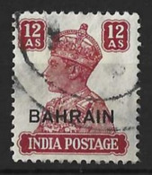 BAHRAIN.....KING GEORGE VI..(1936-52..)......12As.......SG50......USED... - Bahrein (...-1965)