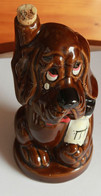 Pichet Vintage Chien En Céramique Marron - Jugs