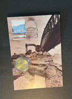 (3 N 29) 1992 Sydney Harbour (bridge & Tunnel) Maxicard With Harbour Brige $ 1.00 Coin (2022) - Dollar