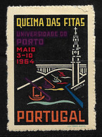 Portugal Vignette Queima Das Fitas 1964 Porto Oporto Cinderella - Emissions Locales