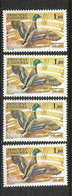 Andorre  N° 342  X    4   Canard  Col Vert   Neufs * *  B/TB     Voir Scans       Soldé       ! ! ! - Canards