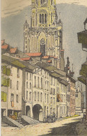 SUISSE BERNE LANDESAUSSTELLUNG 1914 RUELLE EGLISE CARTE ILLUSTRATEUR EDITEUR NAVILLE - Expositions