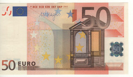 50 EURO  "S"  ITALIA    Firma  Draghi       J 100 E2   /  FDS - UNC - 50 Euro