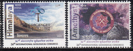 India MNH 2022, Inter., Geological Congress 2022, Geoscience Study On Geology Science, Mineral, Fossils, Space, Wildlife - Nuevos