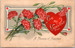 Valentine's Day With Carnations 1921 - Saint-Valentin