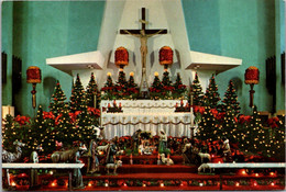 Hawaii Waikiki St Augustine By The Sea Church Christmas Scene In The Sanctuary - Honolulu