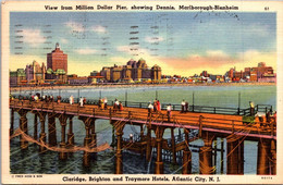 New Jersey Atlantic City View From Million Dollar Pier - Atlantic City