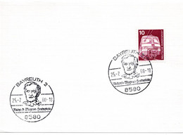 56434 - Bund - 1980 - 10Pfg I&T EF A Kte SoStpl BAYREUTH - RICHARD-WAGNER-FESTSPIELE - Musique