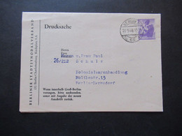 SBZ 1946 Berliner Bär Nr.2 EF Drucksache Berlin Ortsverwendung Berliner Stadtsynodalverband Betr. Kirchensteuer - Andere & Zonder Classificatie