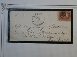 BL8 ETATS UNIS  BELLE   LETTRE   1862 MEMPHIS POUR NEW YORK  +3C  + AFFR. INTERESSANT ++ - Cartas & Documentos