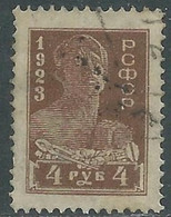1923 RUSSIA USATO OPERAIO CONTADINO E SOLDATO 4 R - SV10-7 - Used Stamps