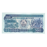 Billet, Mozambique, 500 Meticais, 1983, 1983-06-16, KM:131a, NEUF - Mozambique