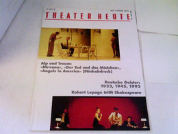 THEATER HEUTE 1992 Heft 01 - Théâtre & Danse