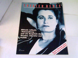 THEATER HEUTE 1992 Heft 09 - Théâtre & Danse