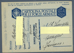 °°° Cartolina Postale N. 4921 - Per Le Forze Armate °°° - 1939-45