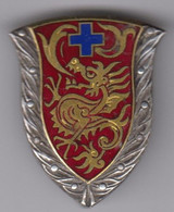 Service Vétérinaire E E.O. - - Insigne émaillé  Drago O.Métra Déposé G.867 - Medical Services