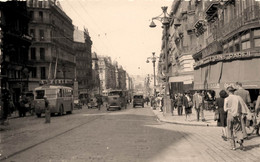 Marseille * Autobus électrique , Cannebière * Photo Ancienne - Unclassified