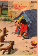 WALT DISNEY Disney * CPA Illustrateur Roberto Siprilli * Pinocchio & Chats * N°26 - Andere & Zonder Classificatie