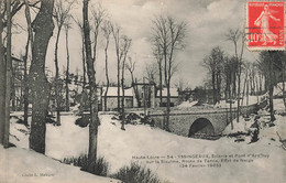 Yssingeaux * Une Scierie Et Le Pont D'ard'huy Sur La Siualme , Route De Tence , Neige Février 1905 * Métier Bois - Yssingeaux