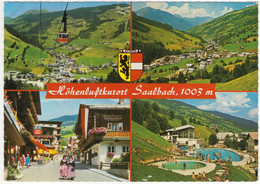 Höhenluftkurort Saalbach, 1003 M - (Österreich/Austria) - Schwimm- Und Hallenbad / Haus Rainee / Seilbahn - Saalbach