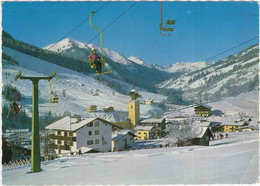 Skidorf Saalbach, 1003 M - Kohlmaislift Mit Zwölferkogel - (Österreich/Austria) - Saalbach