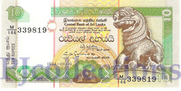 SRI LANKA 10 RUPEES 1994 PICK 102c UNC - Sri Lanka