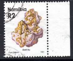 Namibia 1991 2r. Minerals - Gold Fine Used - Minéraux