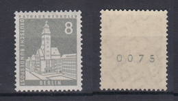 Berlin 143 Wv EZM Mit Ungerader Nummer Berliner Stadtbilder 8 Pf Postfrisch  - Rollo De Sellos