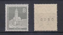 Berlin 143 Wv EZM Mit Gerader Nummer Berliner Stadtbilder 8 Pf Postfrisch  - Roulettes