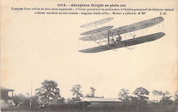 CPA AVIATION - 1014 - Aeroplane Wright En Plein Vol - JH - Sonstige & Ohne Zuordnung