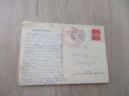 Sur CPA  Service Social Des Forces Françaises En Allemagne Cachet Rouge D.T.M. V.F. D.M.R.Z.S.  1958 - 1921-1960: Période Moderne