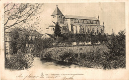 N°35947 Z -cpa Mélisey -l'église Et Le Vieux Clocher- - Mélisey