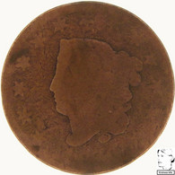 LaZooRo: United States 1 Cent 1820 G - 1816-1839: Coronet Head