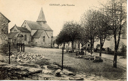 CONDAT PRES UZERCHE EGLISE 1924 - Condat