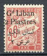 GRAND LIBAN  ⭐⭐ > Yvert TAXE N° 8b Piastre En Arabe Au Singulier ⭐⭐ NEUF LUXE - MNH ⭐⭐ - Postage Due