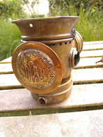 Solar Carbure Acetyleen Fietslamp Met Achter Lamp Eind 1890 ( Koper ) - Coppers