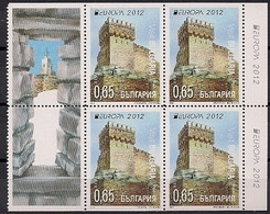 2012 BULGARIA / BULGARIEN Mi. MH 11 **MNH Europa : Besuche - 2012