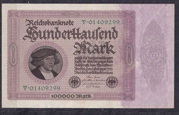 Germany - 1923 - 100 000 Mark  -  S T.. P83a1, R82a.. XF - 100.000 Mark