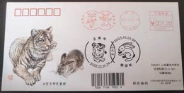 China Covers,"Ren Yin Gui Mao Alternation" (Shenyang) First Day Actual Postage Machine Stamp Commemorative Cover - Storia Postale