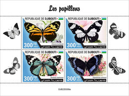 Djibouti  2022 Butterflies S202210 - Djibouti (1977-...)