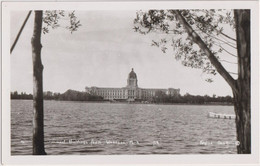 Regina; Legislative Building From Wascana Park (and Lake) - Not Circulated. - Regina