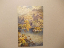 ELLEN'S ISLE LOCH KATRINE  - Artist: H.B. WIMBUSH -  Oilette Card  -  ,Raphael Tuck  ( 9384) - Stirlingshire