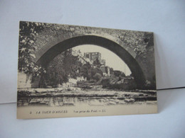 LA TOUR D'AIGUES 84 VAUCLUSE VUE PRISE DU PONT CPA - La Tour D'Aigues