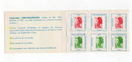 !!! CARNET DE 6 PORTE-TIMBRES 50E ANNIVERSAIRE ASSOCIATION LENS PHILATELIQUE AFFRANCH SABINE DE GANDON - Nuevos