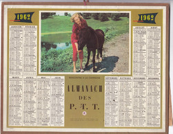 ALMANACH  DES PTT ,,,1962   GIRONDE,,, - Grand Format : 1961-70