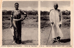 AFRICA ORIENTAL PORTUGUÊSA - TIPOS DE MACUAS - Mozambique