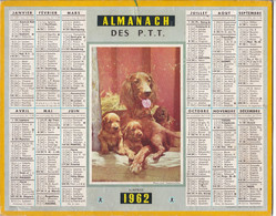 ALMANACH  Des PTT ,,, 1962   GIRONDE ,,, - Grand Format : 1961-70