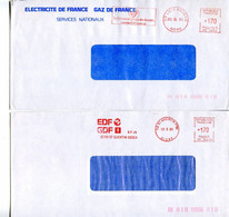 EMA Electricité Gaz,EDF GDF St Quentin Lille Vauban Sur Lettres De 1984 - Gas