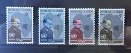 République Du Congo - 467a/470a - Hammarskjold - Surcharge Inversée - Inverted Overprint - 1962 - MNH - Otros & Sin Clasificación