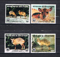 Ivory Coast WWF Antelope Used - Oblitérés